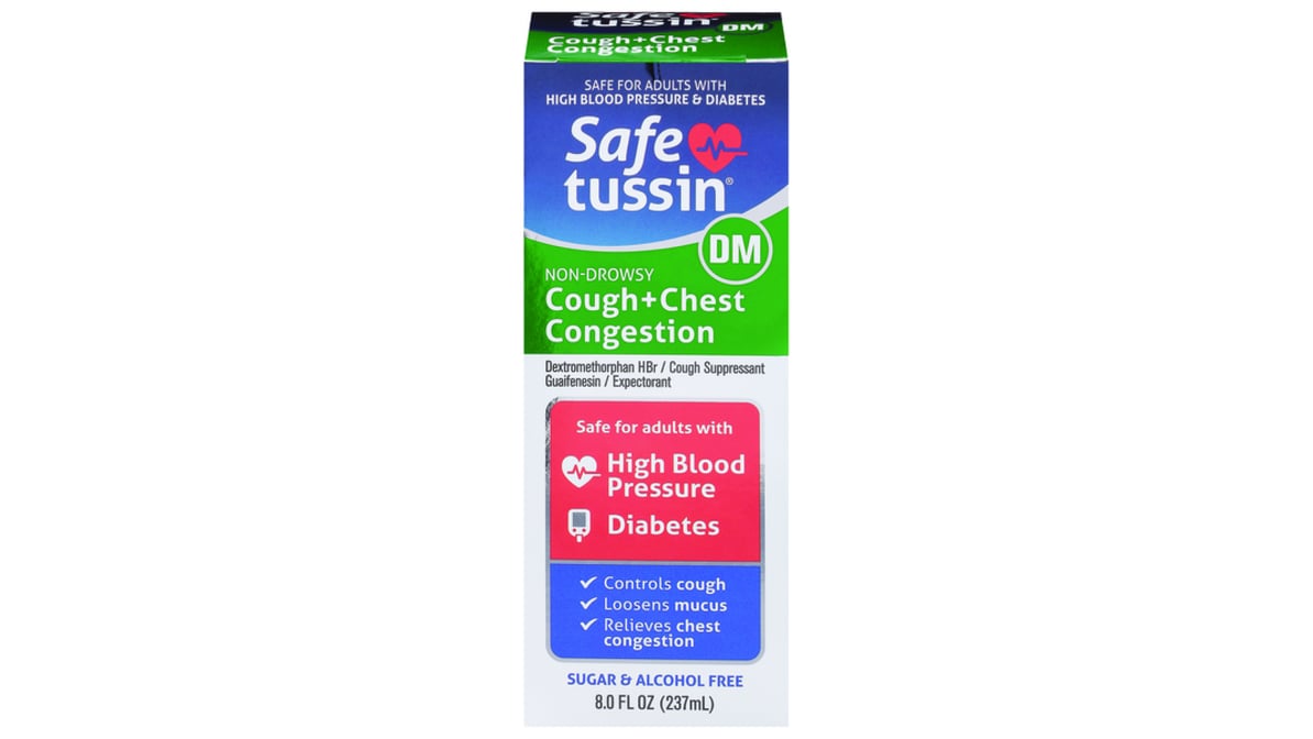 SAFE TUSSIN DM LQ 100-10/5ML237ML
