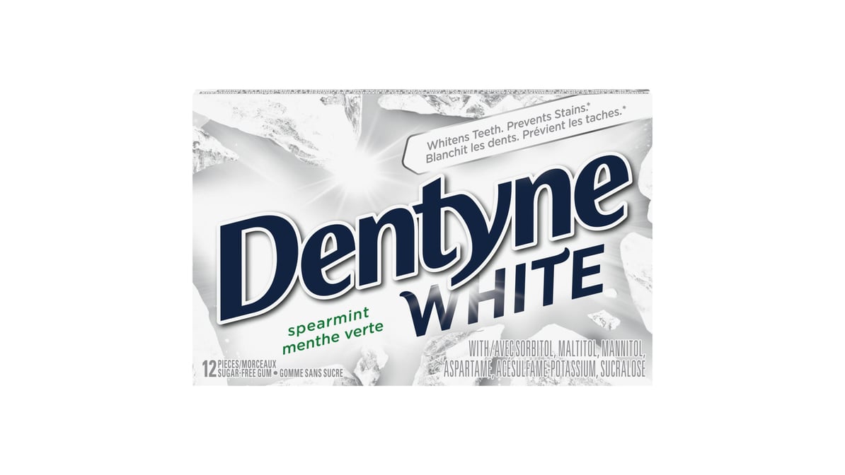 DENTYNE ICE GUM S/F SPEARMINT 9X16