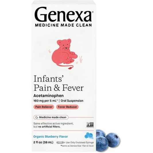 GENEXA INFANT ACET BLU 160GM-5ML SUS 2OZ