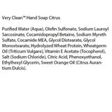 Very Clean Hand Soap; Citrus