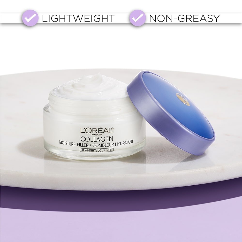 L'ORÉAL PARIS Collagen Moisture Filler Facial Day Night Cream, 1.7 oz