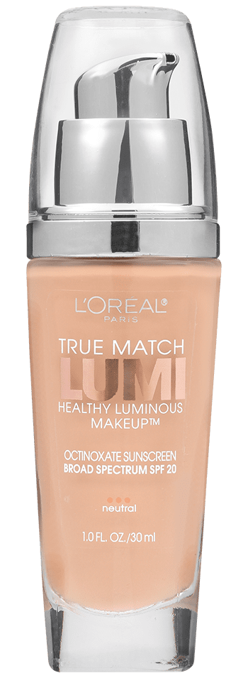 L'ORÉAL PARIS True Match Lumi Healthy Luminous Makeup Medium Coverage, C5 Classic Beige, 1 fl. oz.