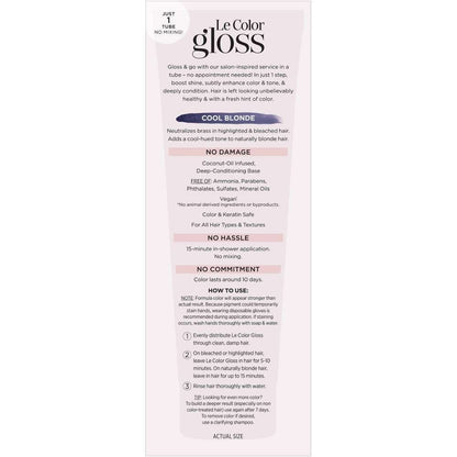 D&L COLOR GLOSS 01 JET BLACK