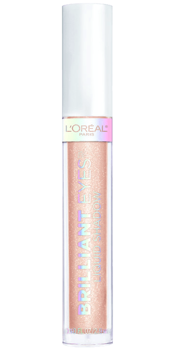 L'ORÉAL PARIS Brilliant Eyes Shimmer Liquid Eye Shadow Makeup, 455 Precious Lava, 0.1 oz.