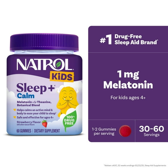 NATROL MELATN KIDS,1MG,FD,STRAW