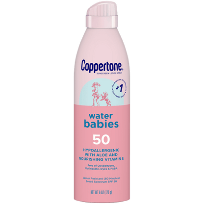 Coppertone Spf#50 Water Babies Spray 6oz