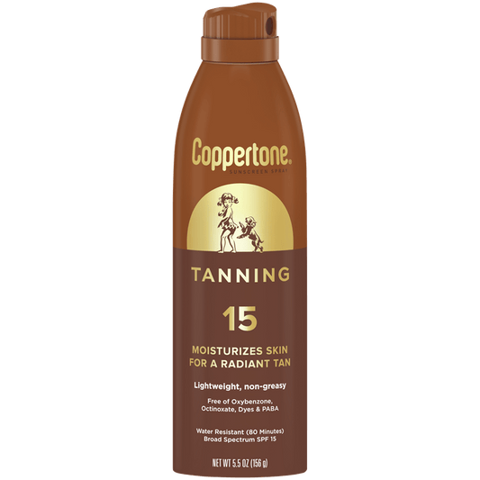 Coppertone Spf#15 Tanning Spray 5.5oz