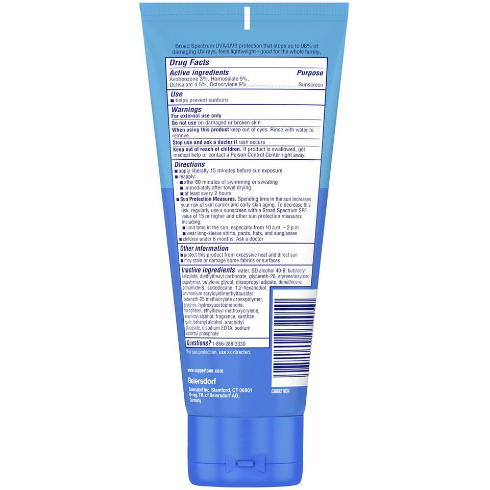 Coppertone Spf#50 Complete Lotion Tube 7oz