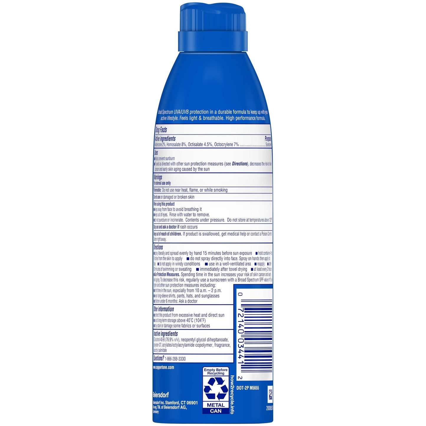 Coppertone Spf#30 Sport Clear Sunscreen 5oz Tube
