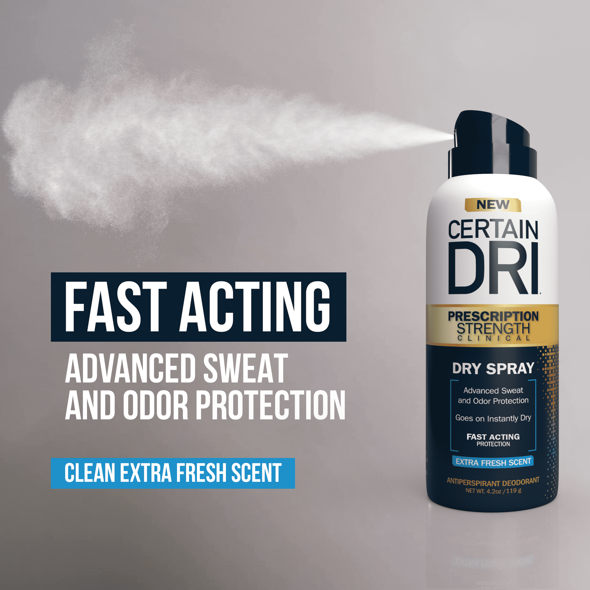CERTAIN DRI DRY SPRAY XTRA FRS DEO 4.2OZ
