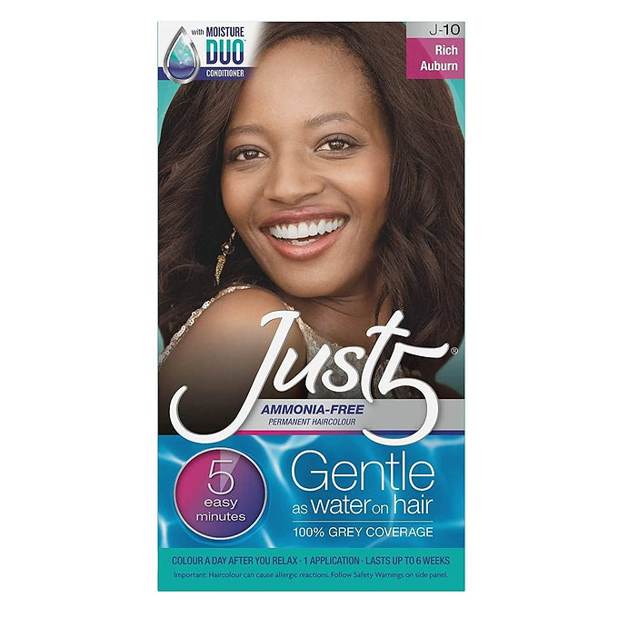 Just 5 Color Jet Black J-50 Ammonia Free Permanent