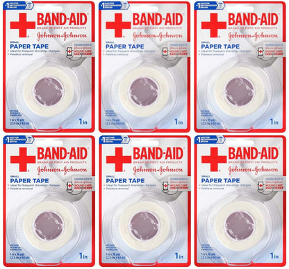BAND AID PAPR TAPE HRT FREE 1INX10YD 2CT