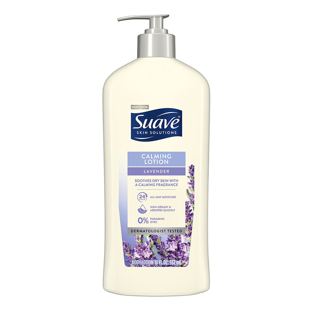 Suave Skin Lotion 18oz Pump Lavender Calming