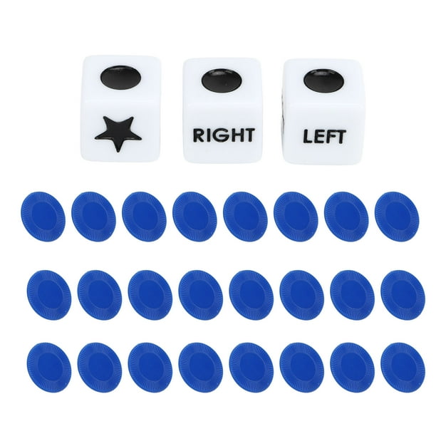 Spin Master Games Left Center Right Tin Dice Game