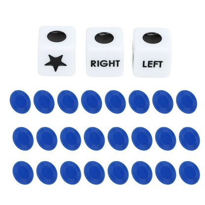 Spin Master Games Left Center Right Tin Dice Game