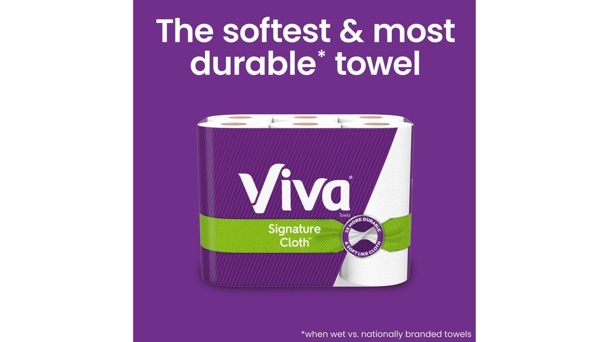VIVA SIGNTR CLOTH 1 PLY PAPR TWL 24X94CT