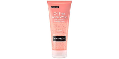 Neutrogena Oil Free Pink Grapefruit Acne Face Wash with Vitamin C, Travel Size