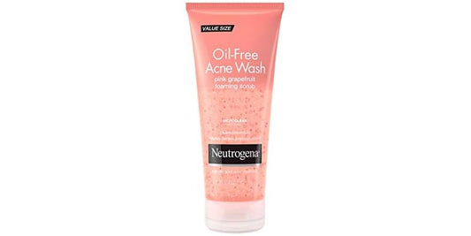 Neutrogena Oil Free Pink Grapefruit Acne Face Wash with Vitamin C, Travel Size