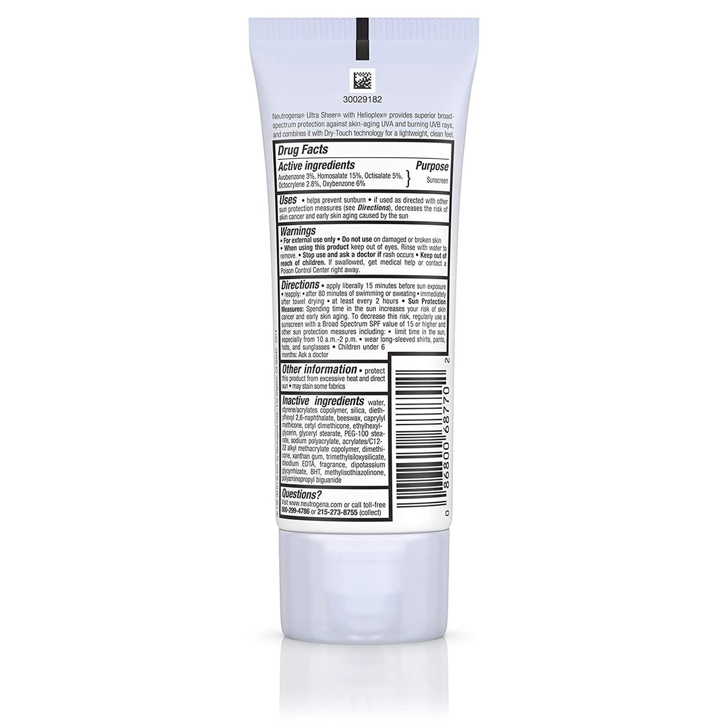 NEUTROGENA SUN ULTR SHEER DRY SPF70 3OZ
