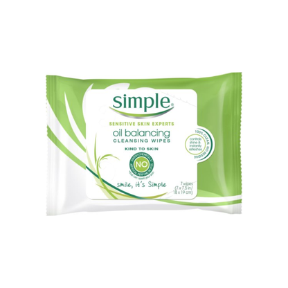Simple Cleansing Facial Wipes 7 Count