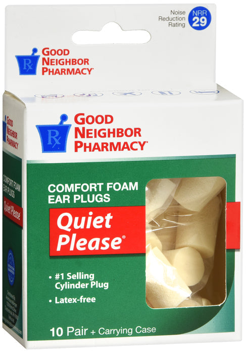 GNP EAR PLUGS SOFT FOM 20 (10 PR) W/CASE