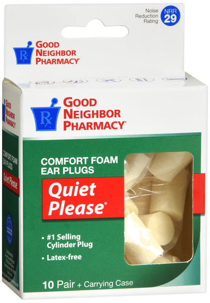 GNP EAR PLUGS SOFT FOM 20 (10 PR) W/CASE