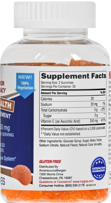 GNP VITAMIN D ASSORTED GUMMY 2000IU 60CT