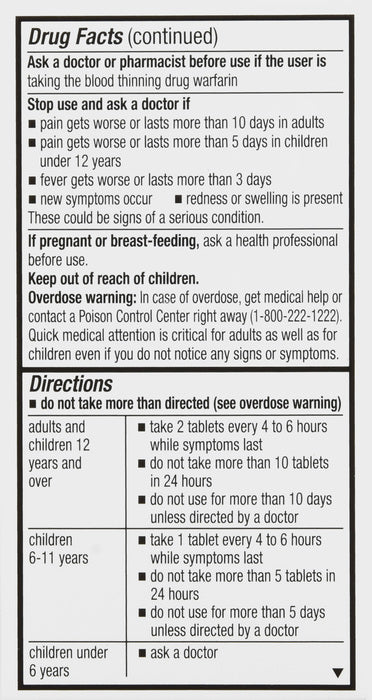 GNP IBUPROFEN-ACETA PAIN RELIEF TAB 80CT