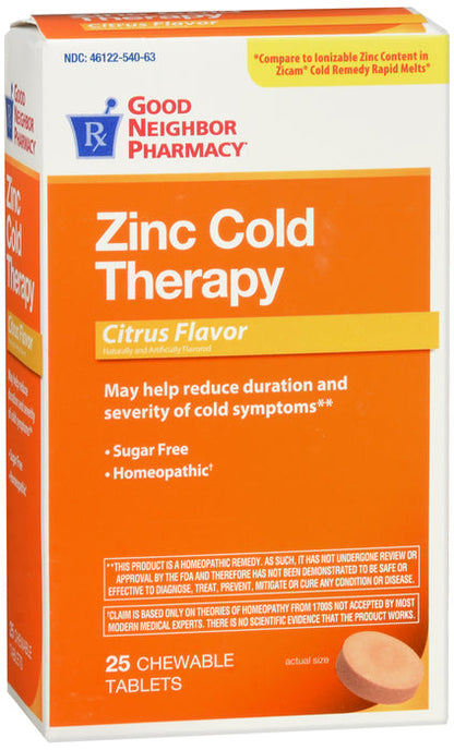 LDR ZINC COLD THPY CW 11MG 25 CTS