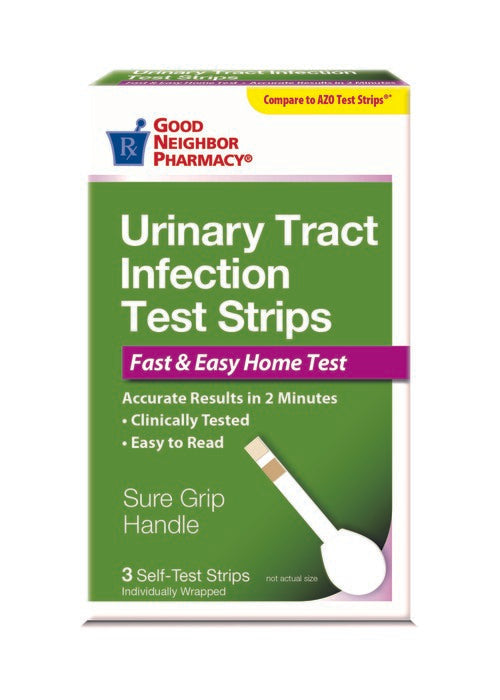 GNP URINARY TRACT INFECTN TEST STRIP 3CT