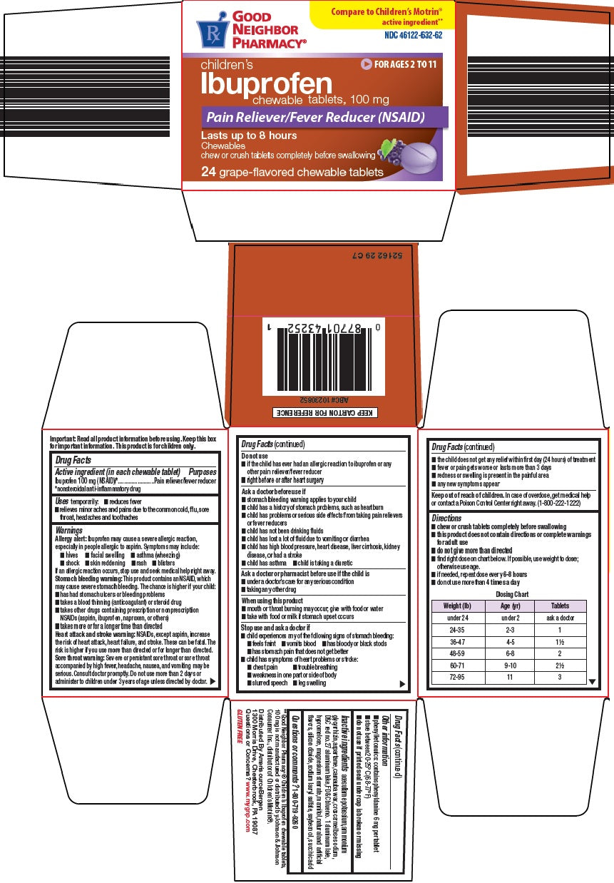 GNP IBUPROFEN CHILD GRAPE TAB 24CT