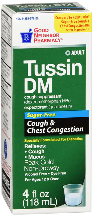 GNP TUSSIN M/S COUGH SYR 4 OZ