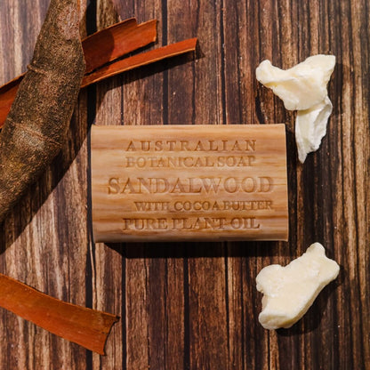 AUSTRALIAN BOTANICAL SOAP BAR SOAP,SANDALWOOD