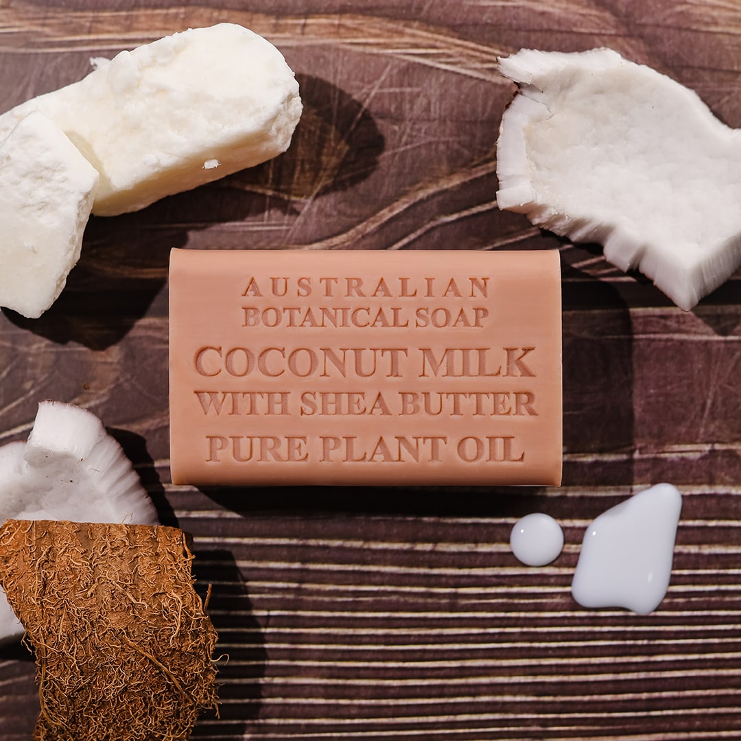 Sunaroma Soap Bar Coconut Shea Butter + Milk Protein 8oz