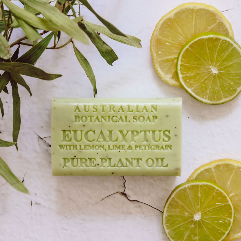 AUSTRALIAN BOTANICAL SOAP BAR SOAP,EUCALYPTUS