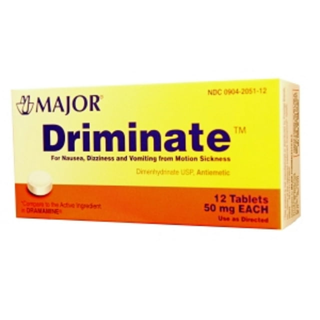 DRIMINATE 50 MG TAB 12
