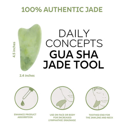 DAILY CONCEPTS TOOL,GUA SHA,JADE