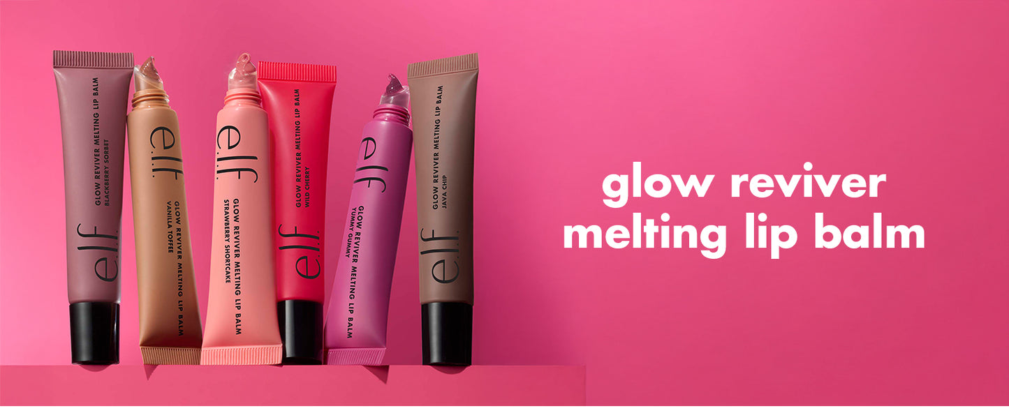 e.l.f. Glow Reviver Melting Lip Balm - Wild Cherry, 0.52 oz
