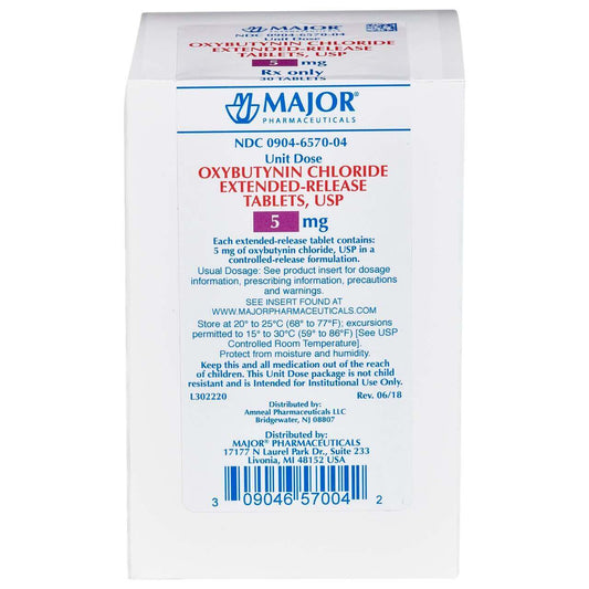 OXYBUTYNIN CHL TB 5MG 100 ER