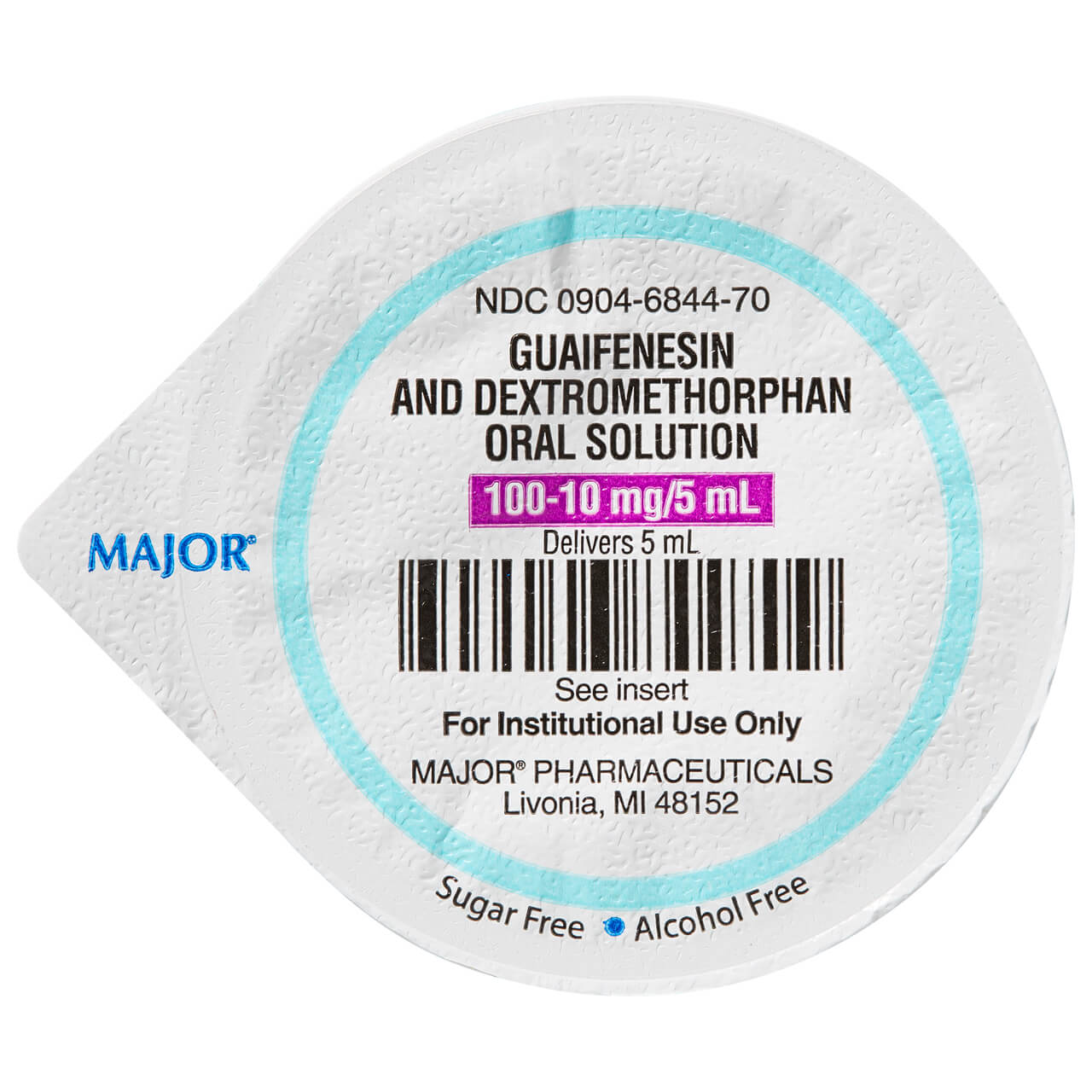 GUAIFENESIN-DM 200-20MG SOL 100X10 ML UD