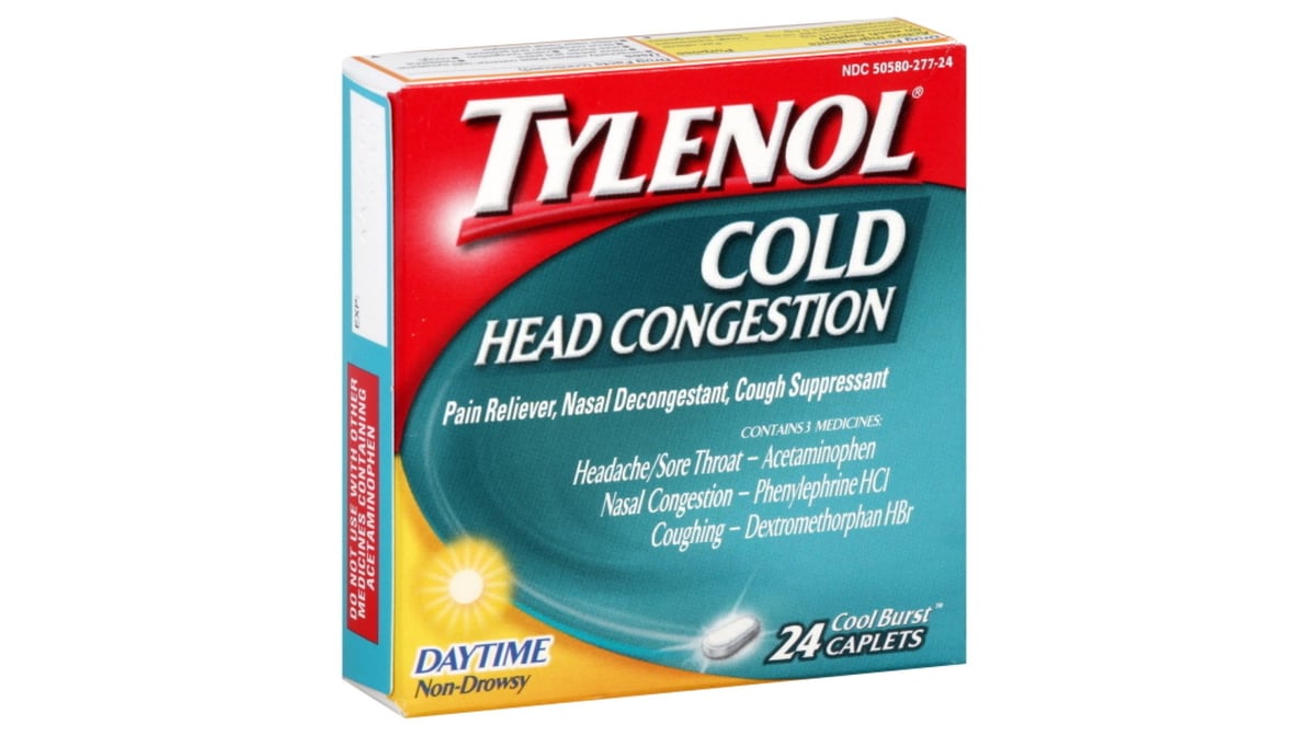 TYLENOL COLD HEAD CONG SEVERE CPL 24CT