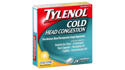 TYLENOL COLD HEAD CONG SEVERE CPL 24CT