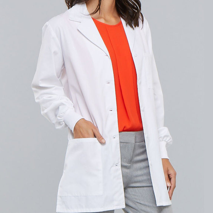 LAB COAT W/ KNITTED COLLAR CUFF XL 10 DS