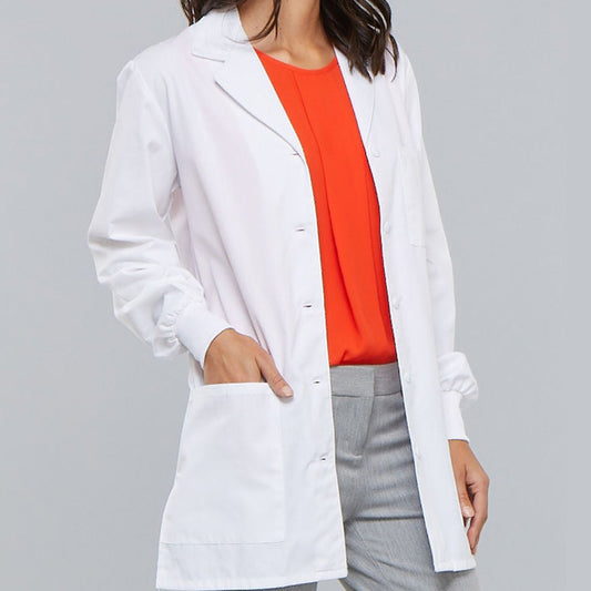 LAB COAT W/ KNITTED COLLAR CUFF XL 10 DS