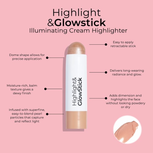 L.A. Colors Just Glow Highlighter and Bronzer Stick - Champagne Daze
