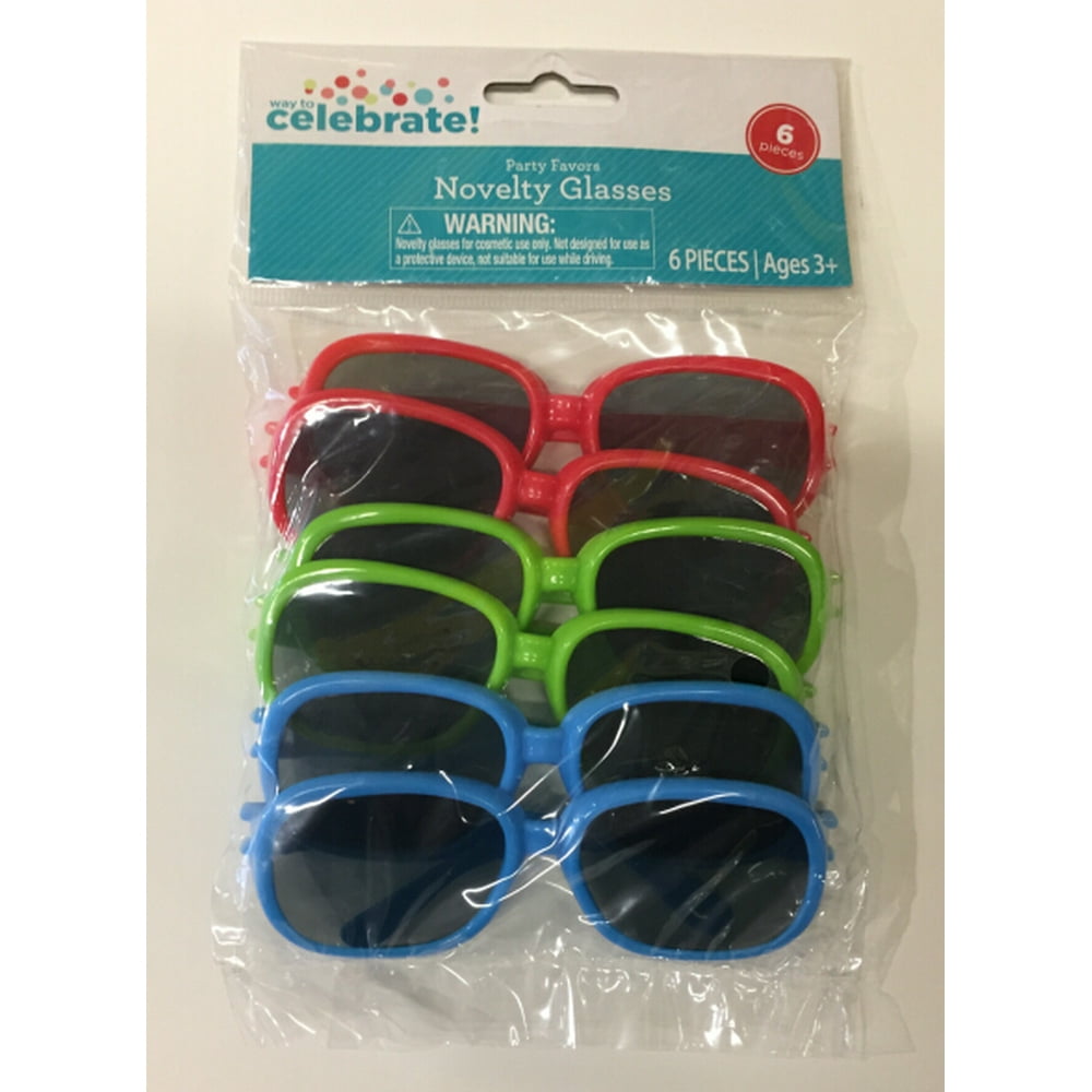 Unique Favors 4 Novelty Sunglasses