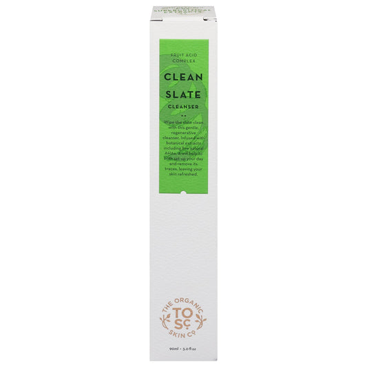 THE ORGANIC SKIN CO. CLEANSER,FACE,CLEAN SLATE