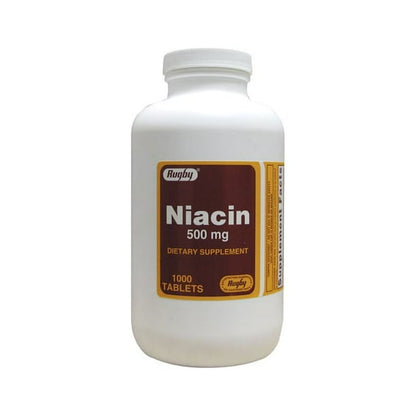 NIACIN 500MG TABLET 1000CT RUGBY