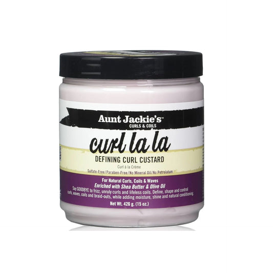 Aunt Jackies Curl La La Defining Curl Custard 15oz Jar