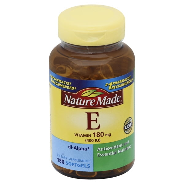 NM VITAMIN E CP 400U 180 DL-ALPHA